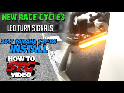 New Rage Cycles 2017-2018 R6 LED Front Turn Signals Install | SportbikeTrackGear.com