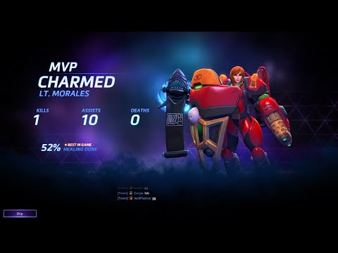 Heroes of the Storm with Charmed My Professional Fiery Paramedic Lt. Morales  MVP