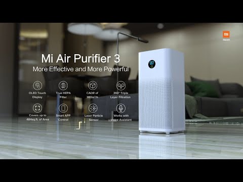 Oro valytuvas Xiaomi Smart Air Purifier 4 EU video