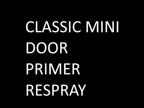 CLASSIC MINI DRIVERS DOOR PRIMER SPRAY