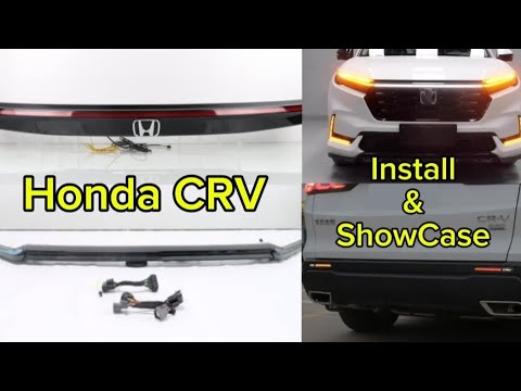 Installing (Grill LED Running Light, LED Reflectors, Door Trunk LED Tailight, LED Fog Light Lamp)CRV
