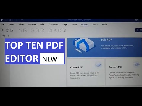 Top ten best pdf editor comparison and performance