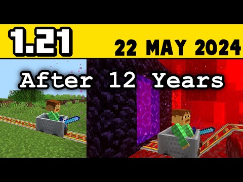 Unbelievable! Minecraft's Oldest Bug Finally Fixed! 24w21b Snapshot