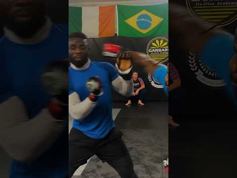 It’s never light sparring with the bro 😂