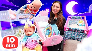 Puppen Videos mit Baby Born und Melis - Spielzeug Komilation für Kinder auf Deutsch