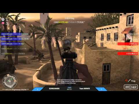 [CoD2] Gunrunners vs iNFINITE CGO Playoffs (mp_matmata, Bo3)(3/3)