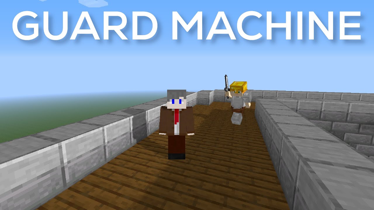 Minecraft Guard Bot Protects Its Home