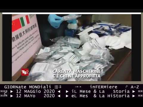 TITOLi tg2-giorno 12 maggio 2020 - oggi è la giornata mondiale dell'infermiere