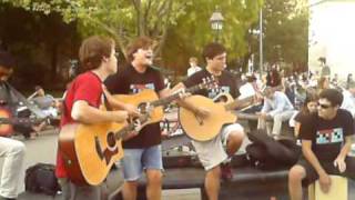 Ten feet deep- Performing in Washington Square, Ny