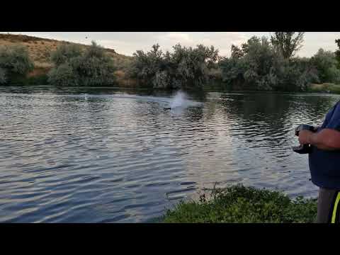 Harold driving the Proboat UL19