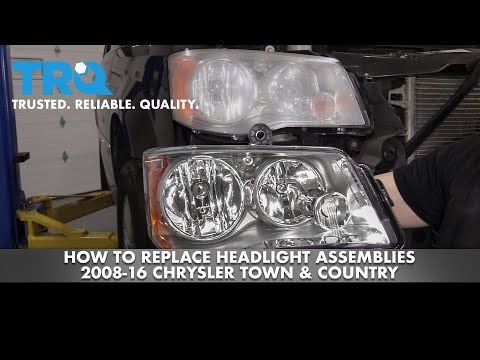 How to Replace Headlight Assemblies 2008-16 Chrysler Town & Country