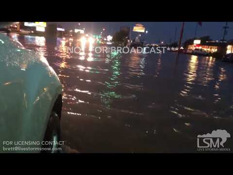 06/01/2019 Amarillo, Texas-Street Flooding