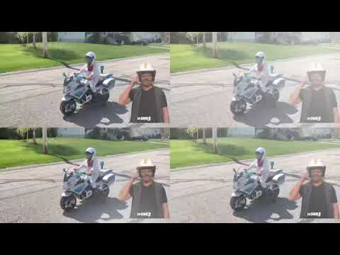 12V BMW Police Motorcycle.  A Birthday gift for 3 years old boy, Jeremy.