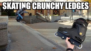 Crunchy Ledges with Raleigh Rollerblading Crew // Aggressive Inline