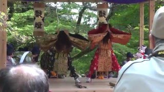 【大御田祭　仁比山神社】佐賀県神埼市　御田舞その３「鬼の豊穣祈願」