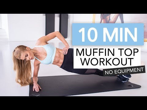 10 MIN AB WORKOUT - seitliche Bauchmuskeln // No Equipment | Pamela Reif