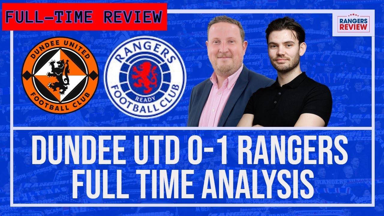 Dundee Utd 0-1 Rangers: Full-time reaction as Lawrence bags winner