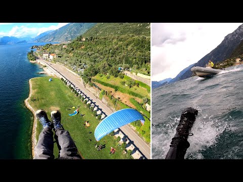 Safe & Waterlanding Lake Garda Paragliding