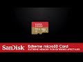 Карта памяти SANDISK 128GB microSDXC class 10 UHS-I 4K Extreme Action SDSQXVF-128G-GN6AA - відео