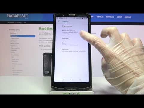 How to turn On / Off Auto Brightness in DOOGEE S70 - Adaptive Brightness