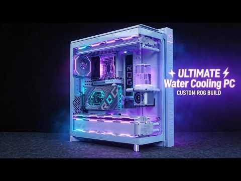 「BRO」The Ultimate All-White ROG Cronox GR801 Luxury PC- ROG X870E Glacial&amp; Trident Z5 Royal #pcbuild