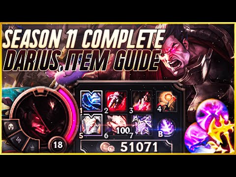 SEASON 11 FULL DARIUS ITEM GUIDE - BEST MYTHICS, BUILDS, LEGENDARIES - NEW 1V9 MONSTER BUILD