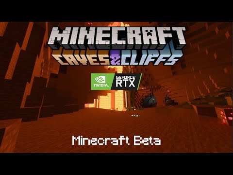 Transparency - Minecraft Beta RTX Caves and cliffs!