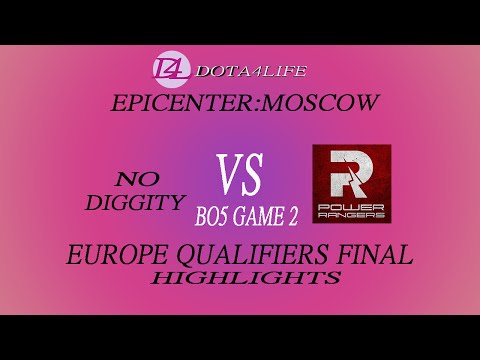 EpiCenter-moscow(Europe Qualifiers Final): No Diggity VS Power Ranger Game 2 Highlights