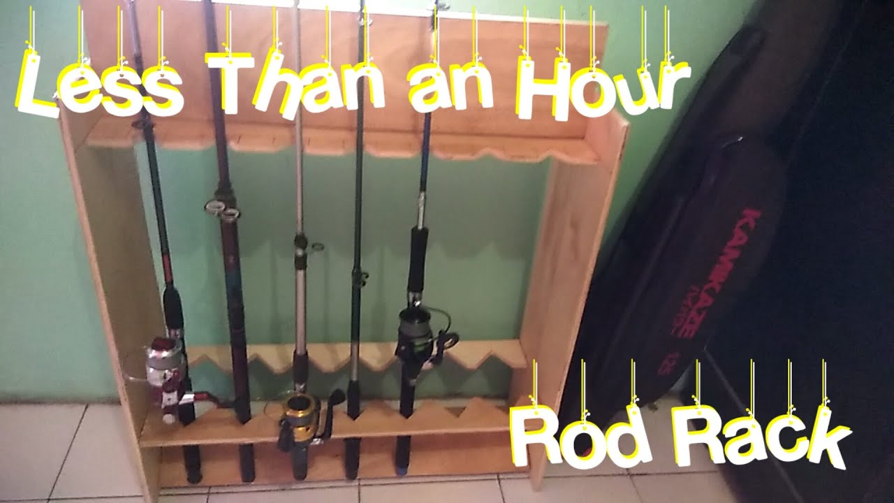 How to Make Fishing Rod Rack