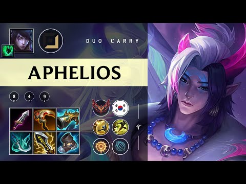 Aphelios ADC vs Xerath - KR Grandmaster Patch 25.24