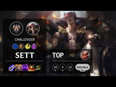 Sett Top vs Vladimir - EUW Challenger Patch 10.16