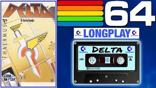 C64 Delta longplay with in game music playing.