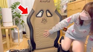 【ゲーミングチェアDIY】工作成績3の実力を見せる時が…w（失敗〜完成まで）