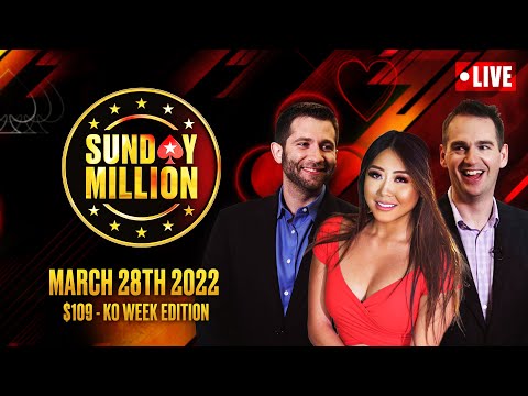 $109 SUNDAY MILLION: KO WEEK EDITION ♠️ Hosted by James, Joe, & Maria Ho ♠️ PokerStars