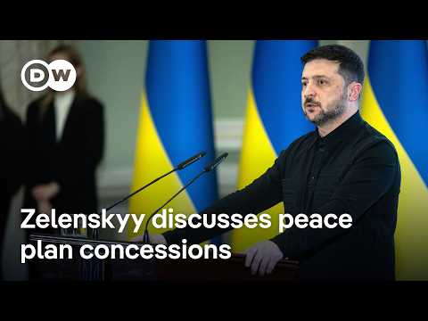 澤倫斯基表示願意解除頓巴斯武裝！DW新聞 (Zelenskyy says he is open to demilitarizing the Donbass | DW News)