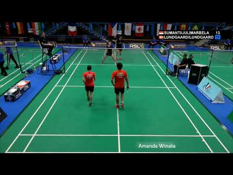 🔴QF || Zachariah Josiahno Sumanti/Hediana Julimarbela (INA) vs Daniel Lundgaard/Sara Lundgaard (DEN)