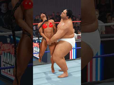 Yokozuna Vs Bianca Belair WWE 2K25💥#wwe2k25 #shorts