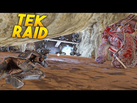 How We Raided A TEK Cave In Minutes - ARK PvP