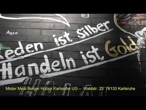 MİSTER MEAL Hamburgerin yeni tadı... Karlsruhe'de açıldı. Abdullah Ateş