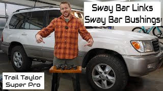 100 Series Land Cruiser Front/Rear Sway Bar Links & Bushings