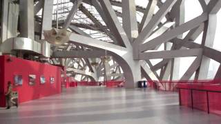 preview picture of video 'Beijing Olympics Stadium Steel beams - Nov 28,2009'