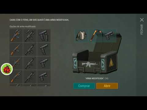 Abrir 40 caixa de arma modificada no last day on earth