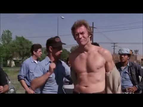 Every Which way but loose 1978 Philo Fights with Contruction worker scene