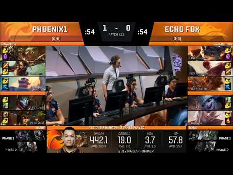 FOX vs P1 Highlights Game 2 NA LCS Summer 2017 Echo Fox vs Phoenix1 W4D1