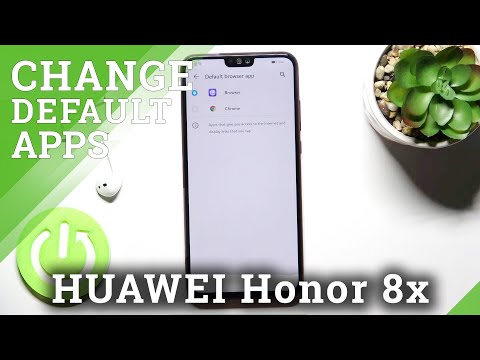 Open Apps Customizations and Change Default Apps - HUAWEI Honor 8x