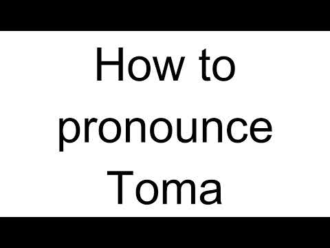 How to Pronounce Toma (Serbian)