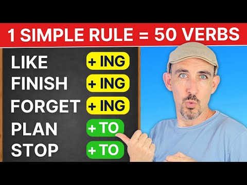 Choosing the Gerund or Infinitive with 50 common verbs!
