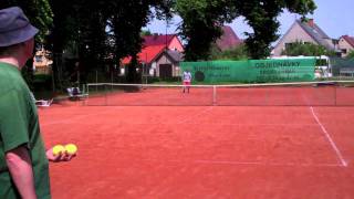 preview picture of video 'Amateur Tennis, Clay Tennis Court in Kremze, Czech Republic'