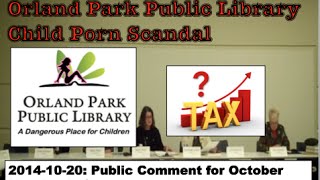preview picture of video '2014-10-20 = Public Comment at Orland Park Public Library Board Meeting'
