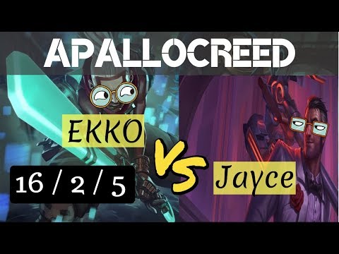 Apallocreed | Ekko vs Jayce mid Ranked Patch 8.11
